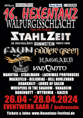 Hexentanz / Walpurgisschlacht - 3 Tages Kombi Festival Ticket